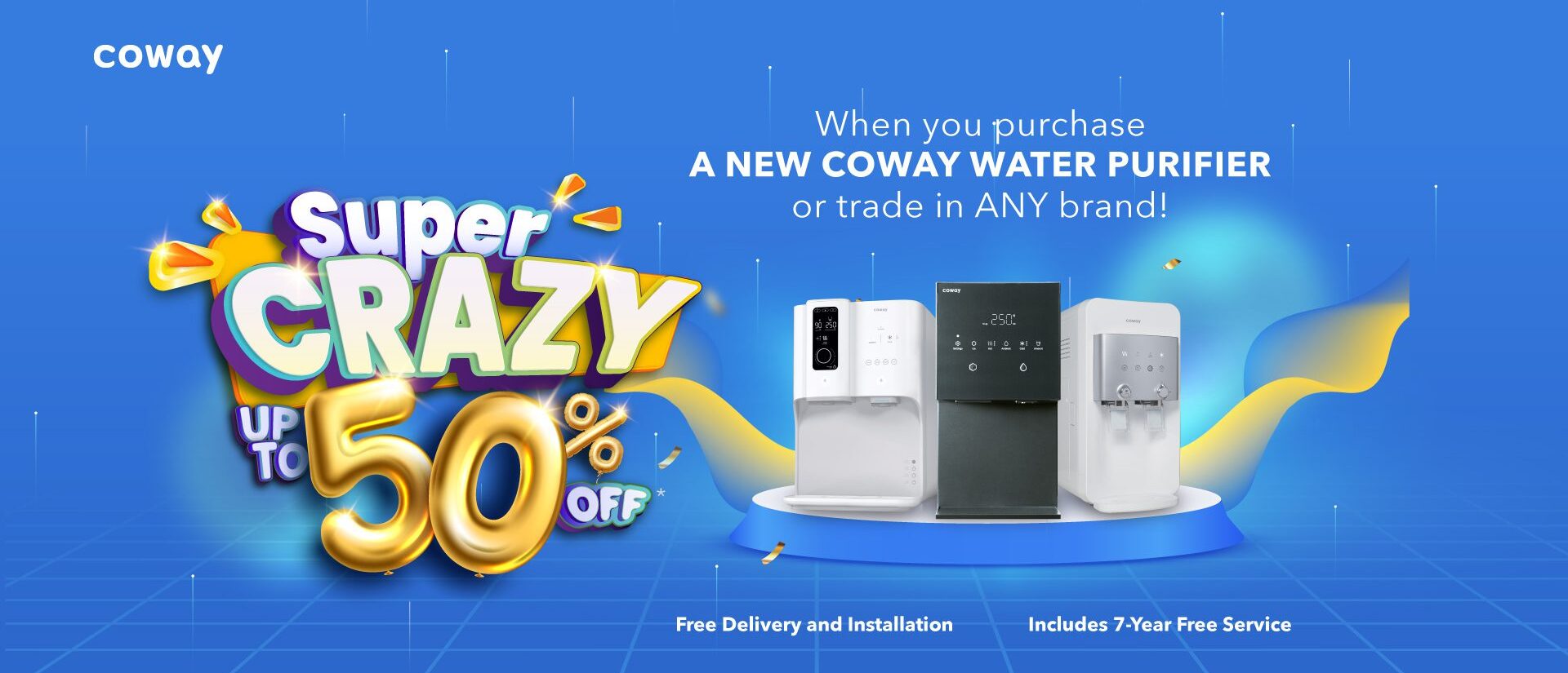 Coway Super Crazy 50% Rebate